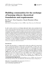 Building Communities for the Exchange of Learning Objects