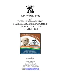 Implementation of the National Rural