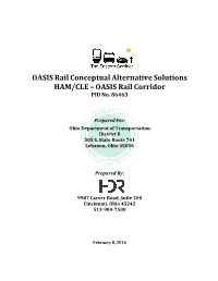 OASIS Rail Corridor PID No
