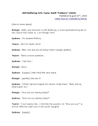 Taylor Swift “Folklore” (2020) Th Published August 20 , 2020 Listen Here on Themcelroy.Family