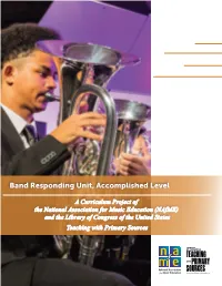 Band Responding Unit, Accomplished Level