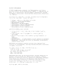 PROJECT INFORMATION a USAID-Funded
