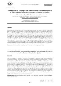The Impact of Sowing Dates and Varieties on the Incidence of Oxycarenus Laetus and Dysdercus Koingii on Cotton