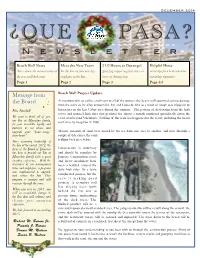 2014 December Newsletter