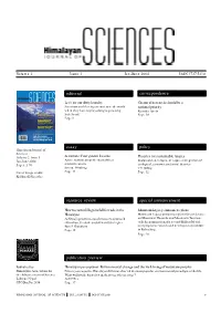 Himalayan Journal of Sciences