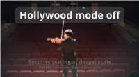 Hollywood Mode Off