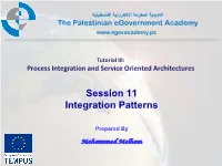 Session 11 Integration Patterns
