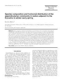 Species Composition and Horizontal Distribution of the Appendicularian Community in Waters Adjacent to the Kuroshio in Winter–Early Spring