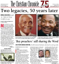 Two Legacies, 50 Years Later KEEBLE and KING Fought for ‘Different Things in Different Ages.’