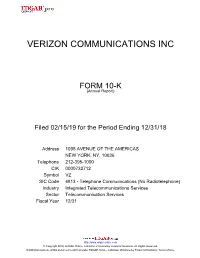 Verizon Communications Inc