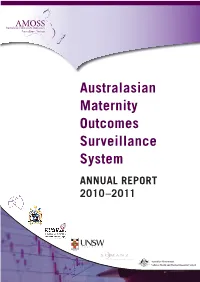 AMOSS Annual Report 2011.Indd