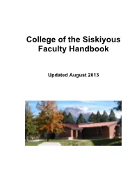 Faculty Handbook