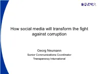 Social Media for TI Movement Where Next?