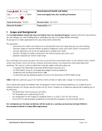 Toxic and Highly Toxic Gas Handling Procedure