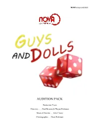 Evita Audition Package