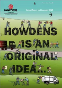 Howden Joinery Group Plc Annual Report & Accounts 2015
