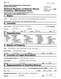 National Register of Historic Places Inventory—Nomination Form 1