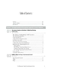 Table of Contents