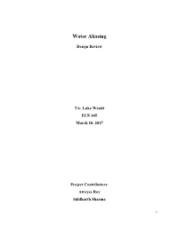 Water Aliasing