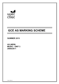 Gce As Marking Scheme