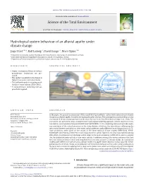 Hydrological System Behaviour of an Alluvial Aquifer Under Climate Change
