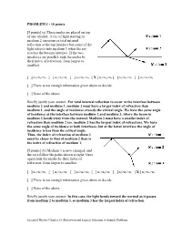 PROBLEM 2 – 20 Points