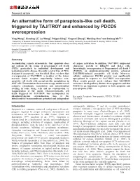 An Alternative Form of Paraptosis-Like Cell Death, Triggered by TAJ/TROY and Enhanced by PDCD5 Overexpression