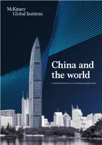 China and the World: Inside the Dynamics of a Changing Relationship