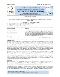 ISSN: 2320-5407 Int. J. Adv. Res. 9(04), 367-371