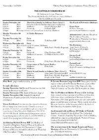 Newsletter for 3Rd November 2019