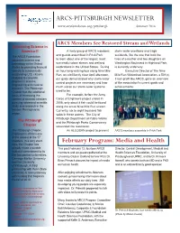 ARCS-PITTSBURGH NEWSLETTER Summer 2014