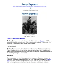 Pony Express
