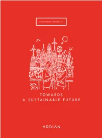 TOWARDS a SUSTAINABLE FUTURE Ardian Sustainability Pledge