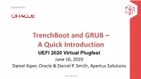 UEFI Summer Plugfest 2011