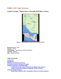 Cantón Corralito: Objects from a Possible Gulf Olmec Colony