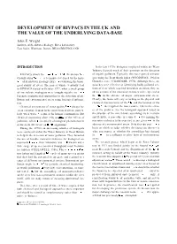 Development of Rivpacs in the Uk and the Value of the Underlying Data-Base