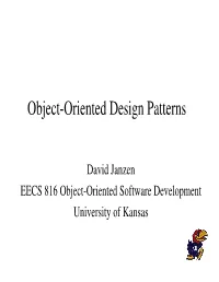 Object-Oriented Design Patterns