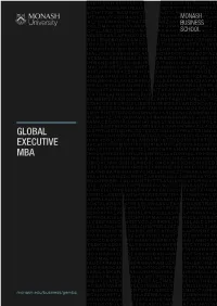 Global Executive MBA Engages with Global Firms in Its Content, Partnerships and Projects
