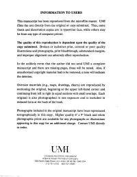 Information to Users