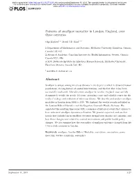 Patterns of Smallpox Mortality in London, England, Over Three Centuries
