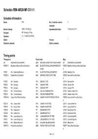 Standard Schedule RB6-40820-MF-CV-1-1