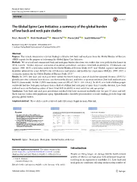 The Global Spine Care Initiative: a Summary of the Global Burden of Low Back and Neck Pain Studies
