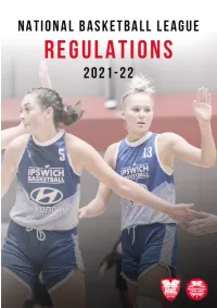 FINAL NBL Rules and Regulations 2021 22