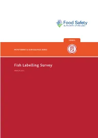 Fish Labelling Survey
