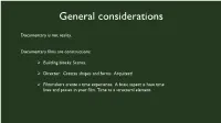 General Considerations