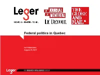 Preference for the NDP Leadership