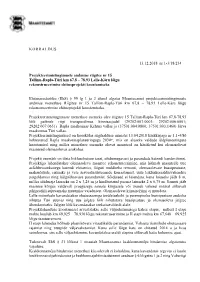 Projekteerimistingimuste Andmise Korraldus (Pdf