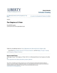 The Chapters of 2 Peter