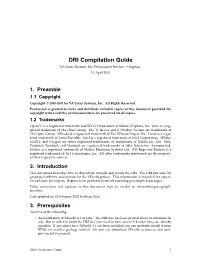 DRI Compilation Guide VA Linux Systems, Inc