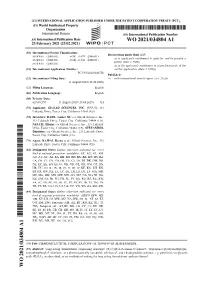 (51) International Patent Classification: Declarations Under Rule 4.17